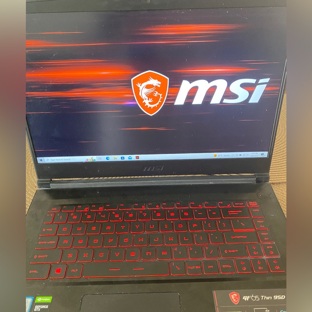 Msi GF65 15.6”